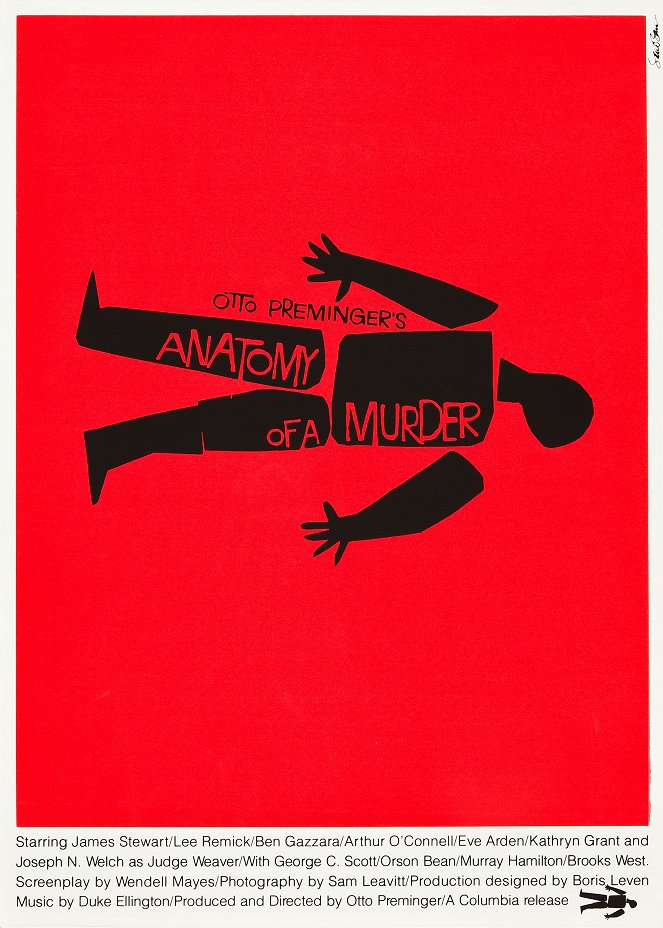 Anatomie vraždy - Plakáty