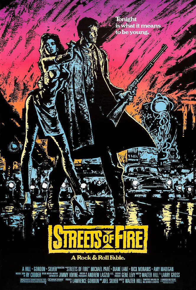 Ohnivé ulice - Plakáty