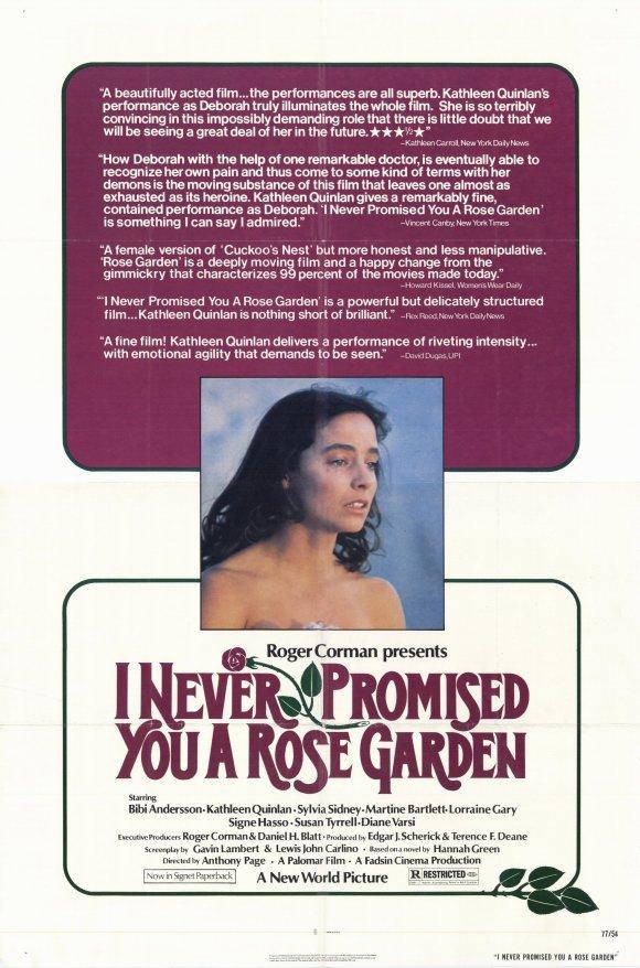 Nikdy jsem ti neslibovala růžovou zahradu - Plakáty