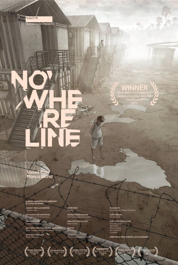 Nowhere Line: Voices from Manus Island - Plakáty