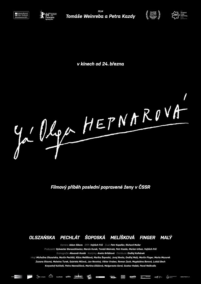 Já, Olga Hepnarová - Plakáty