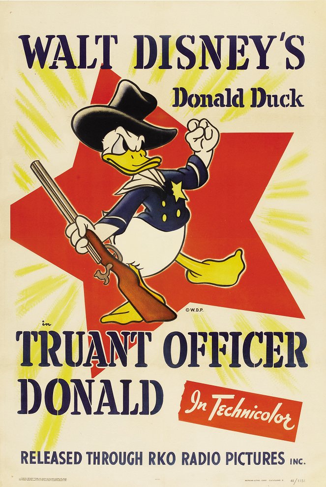 Truant Officer Donald - Plakáty