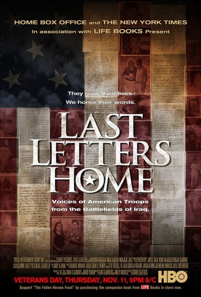 Poslední dopisy domů: Hlasy amerických vojáků z iráckých bojišť - Plakáty