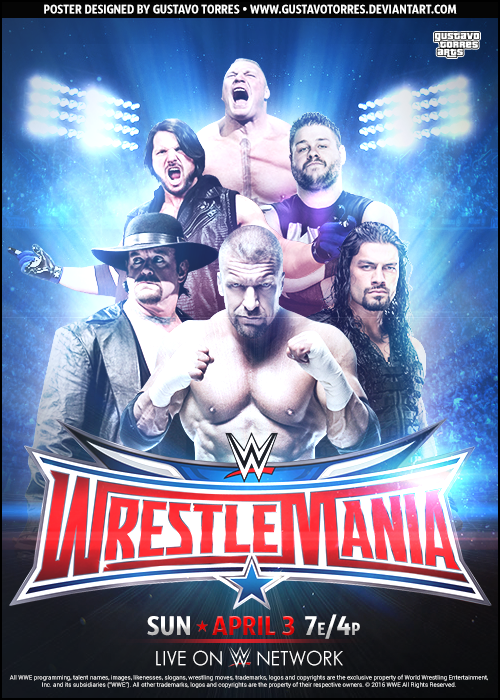 WrestleMania 32 - Plakáty