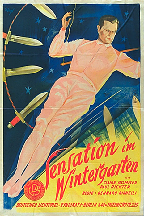 Sensation im Wintergarten - Plakáty
