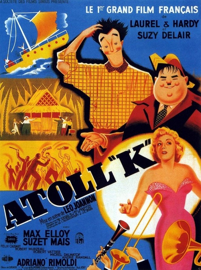 Laurel a Hardy zdědili ostrov - Plakáty