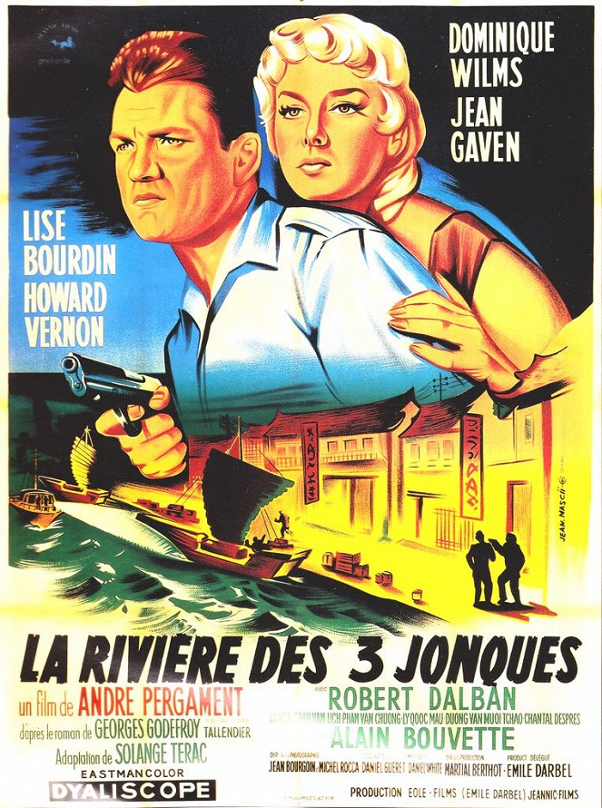 La Rivière des 3 jonques - Plakáty