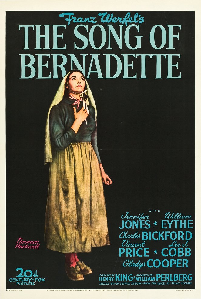 Píseň o Bernadettě - Plakáty