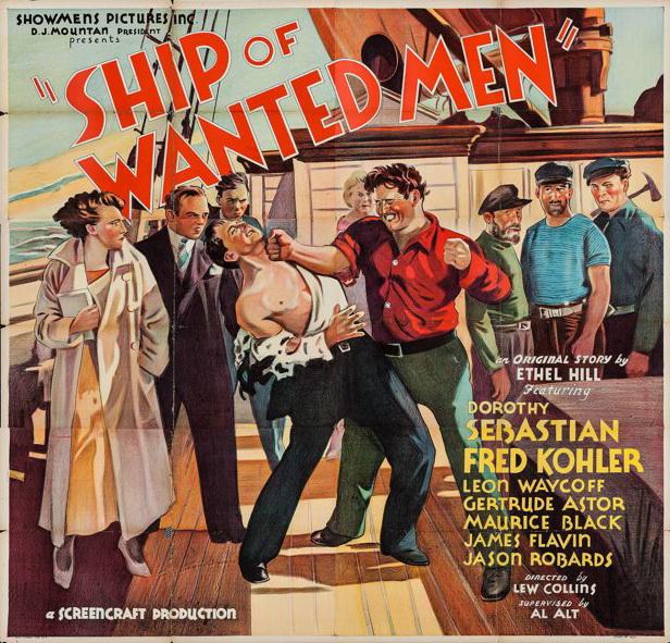 Ship of Wanted Men - Plakáty