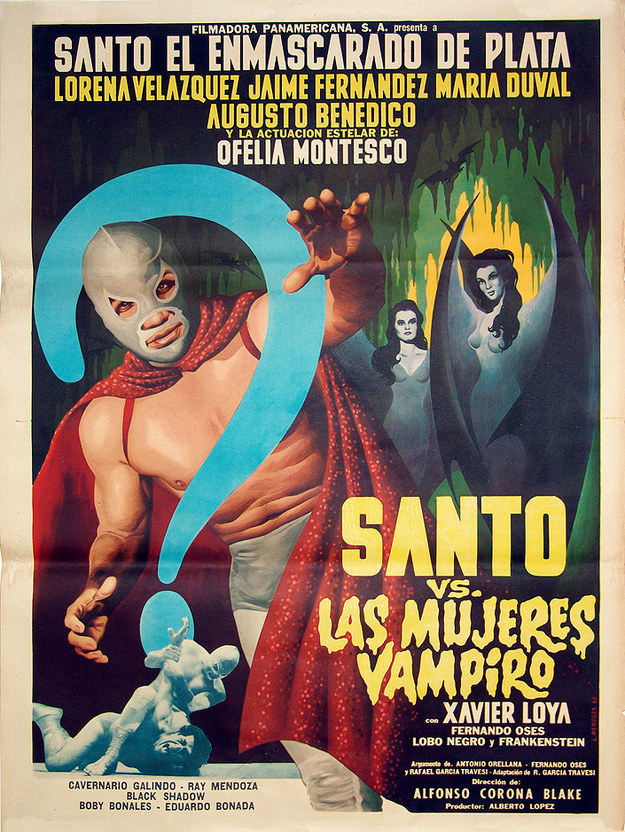 El Santo bojuje proti upířím ženám - Plakáty