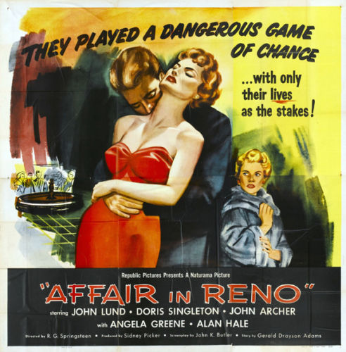 Affair in Reno - Plakáty