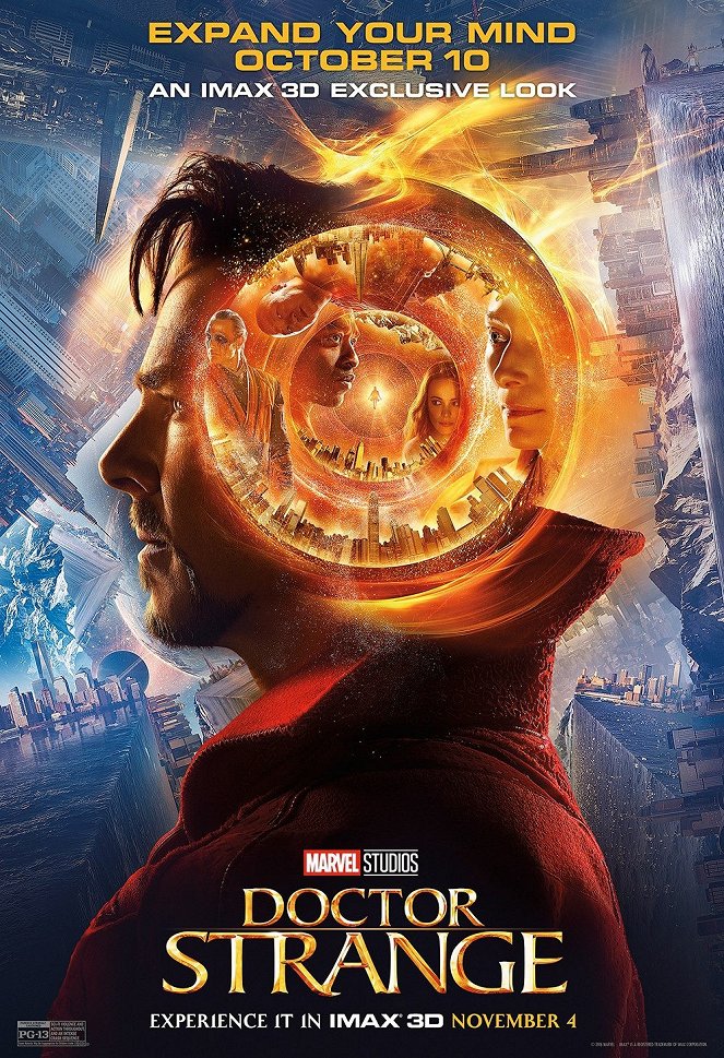 Doctor Strange - bonusový prodloužený IMAX trailer - Plakáty