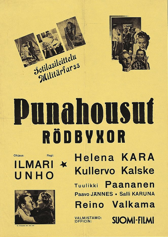 Punahousut - Plakáty