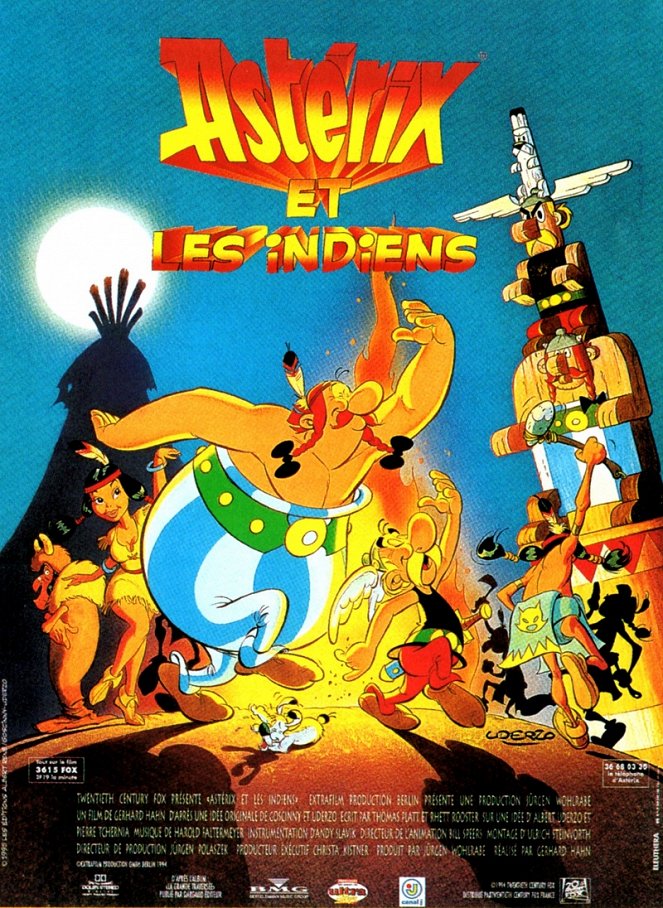 Asterix dobývá Ameriku - Plakáty