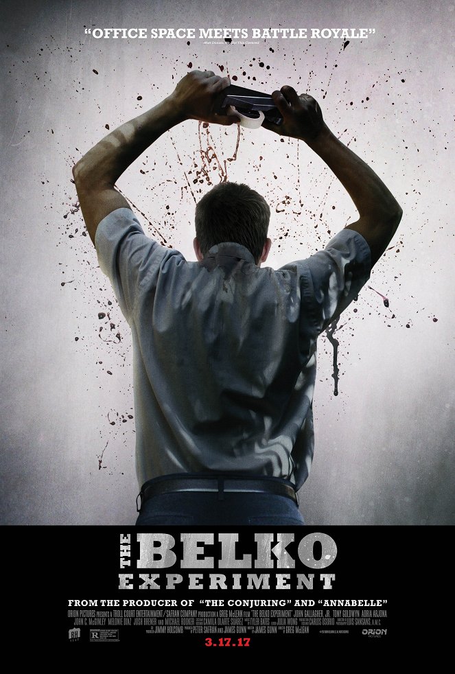 Experiment Belko - Plakáty