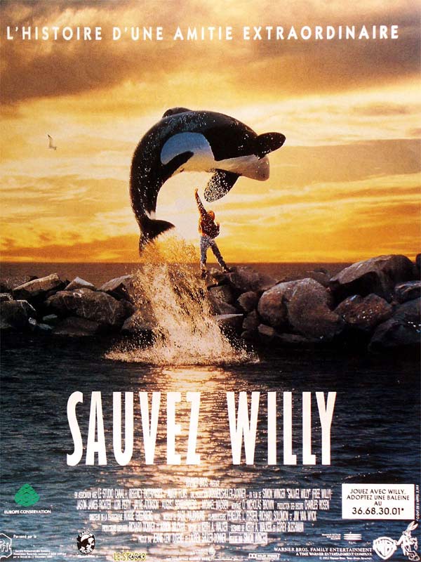 Zachraňte Willyho! - Plakáty