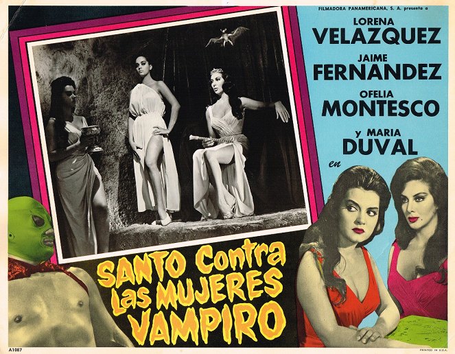 El Santo bojuje proti upířím ženám - Plakáty