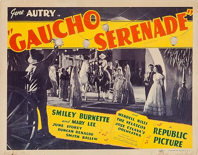 Gaucho Serenade - Plakáty