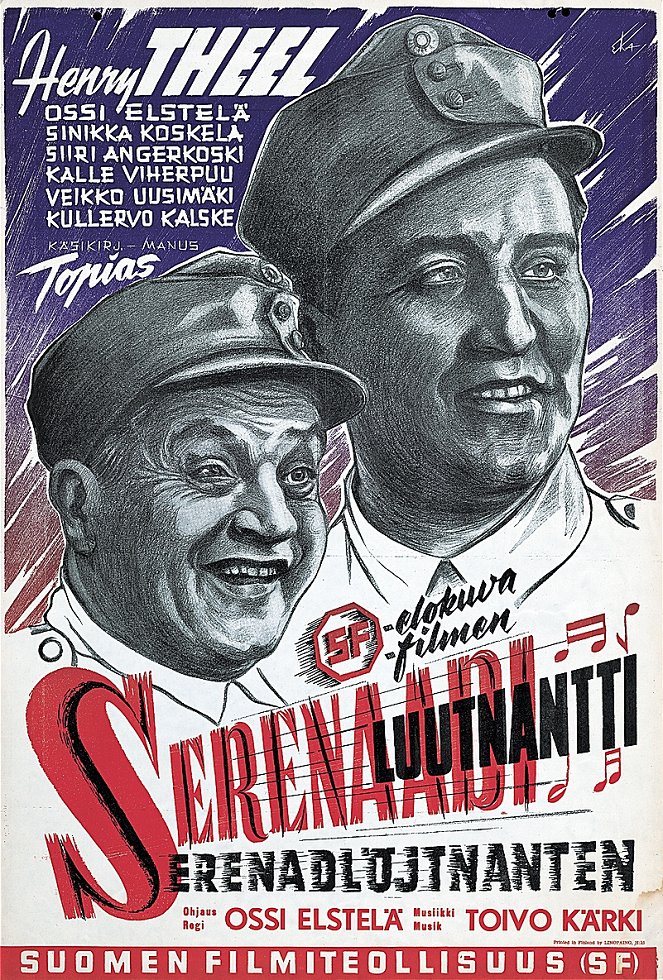 Serenaadiluutnantti - Plakáty