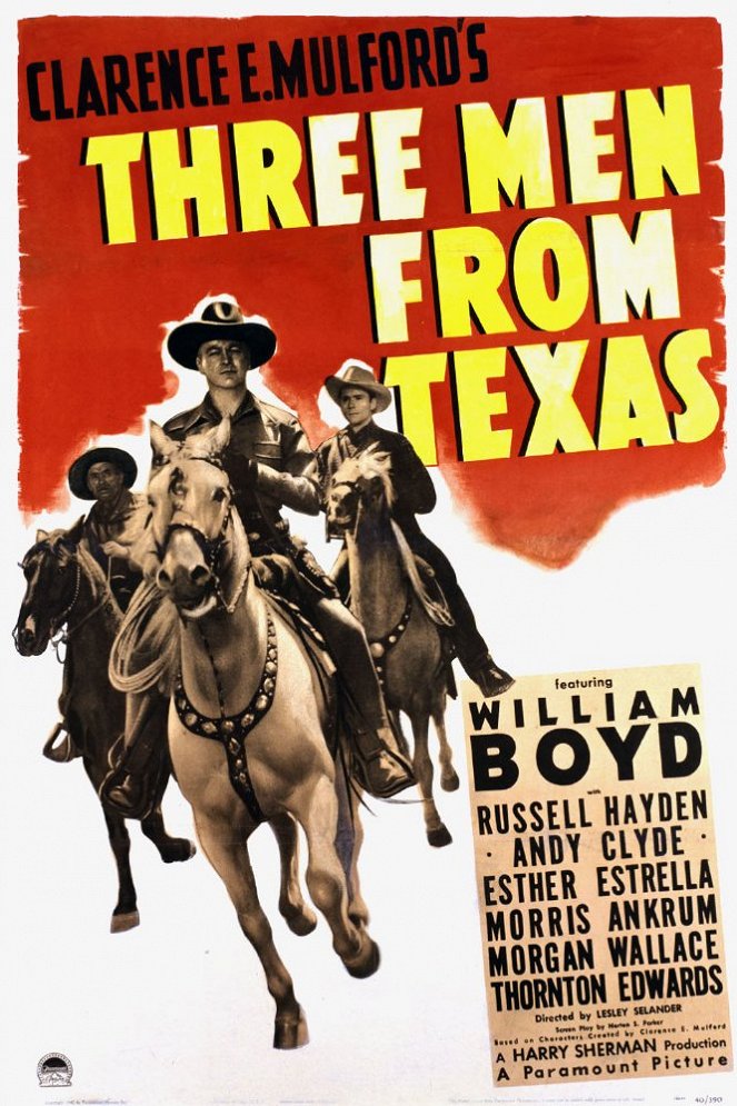 Tři muži z Texasu - Plakáty