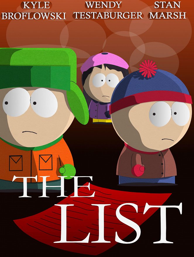 Městečko South Park - Seznam - 