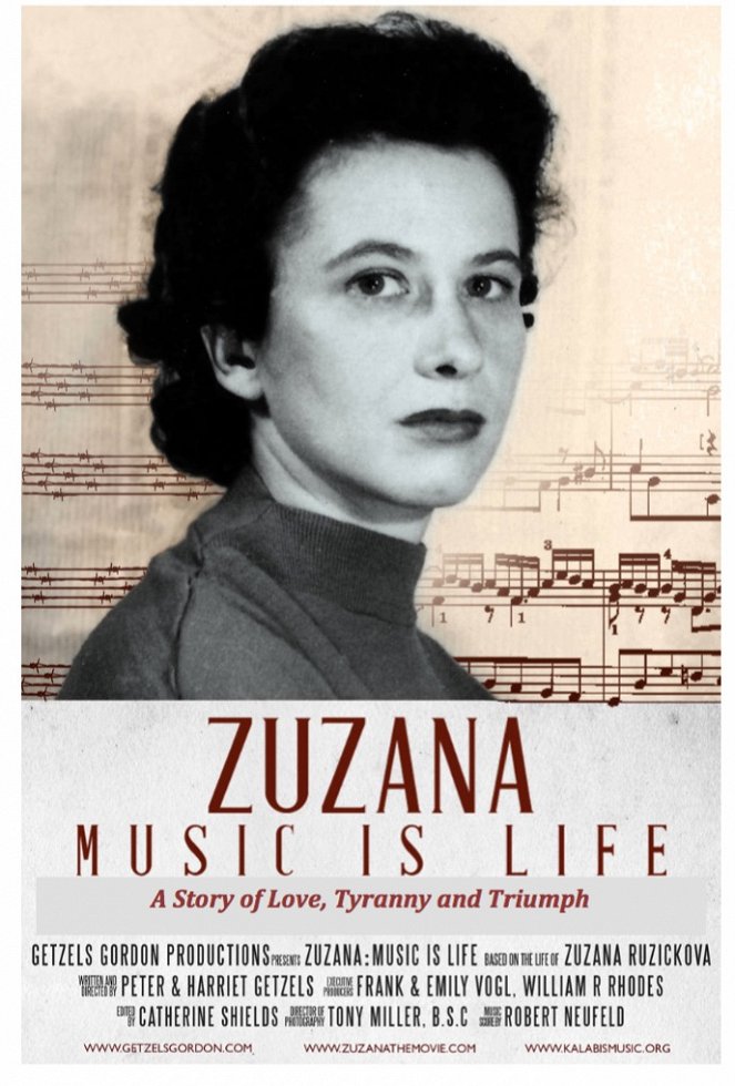 Zuzana Růžičková: hudba znamená život - Plakáty