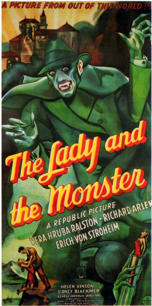 The Lady and the Monster - Plakáty