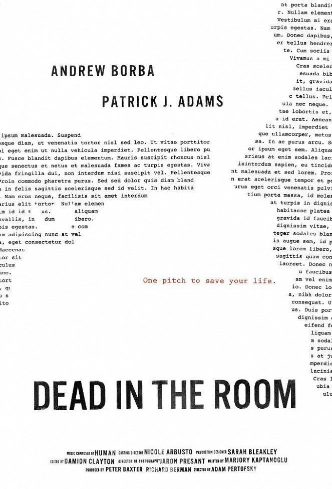 Dead in the Room - Plakáty