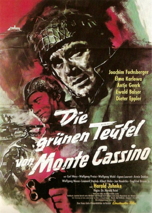 Die grünen Teufel von Monte Cassino - Plakáty