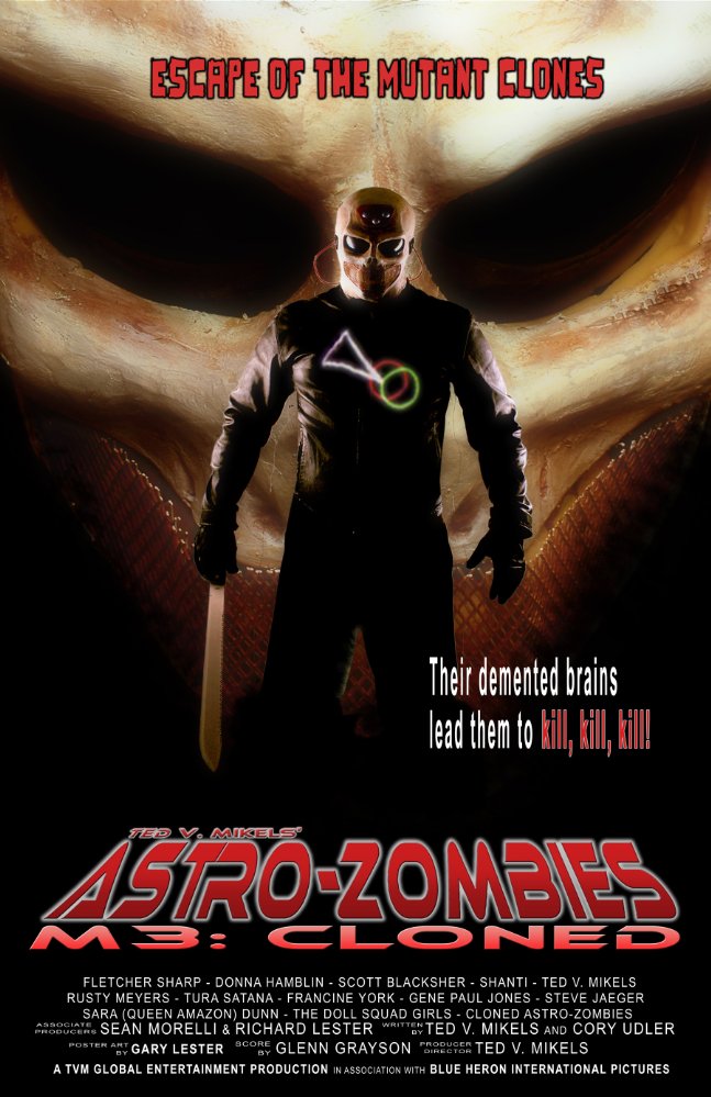 Astro Zombies: M3 - Cloned - Plakáty