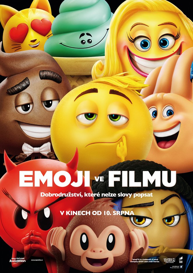 Emoji ve filmu - Plakáty