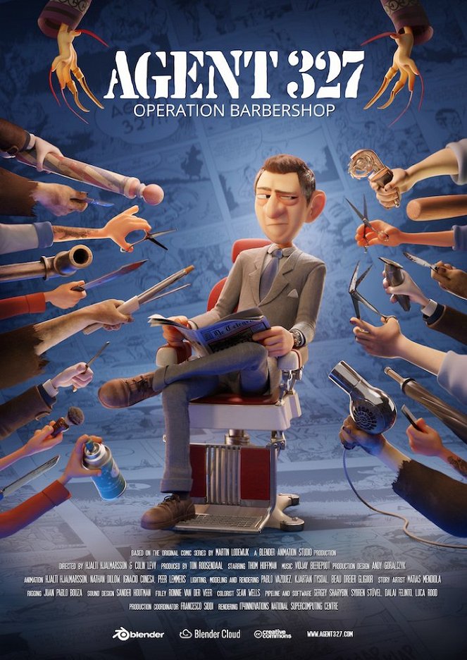 Agent 327: Operation Barbershop - Plakáty