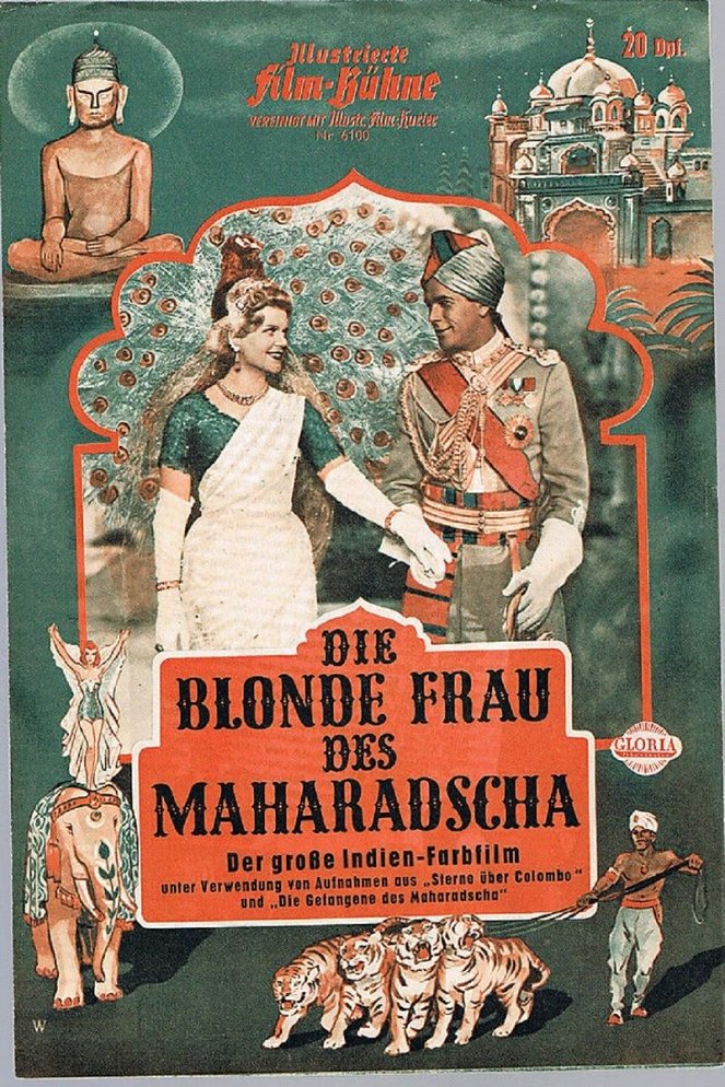 Die Blonde Frau des Maharadscha - Plakáty