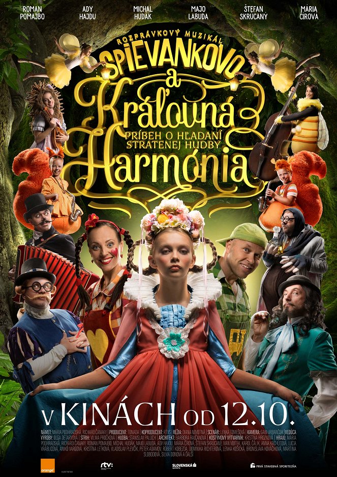 Spievankovo a kráľovná Harmónia - Plakáty