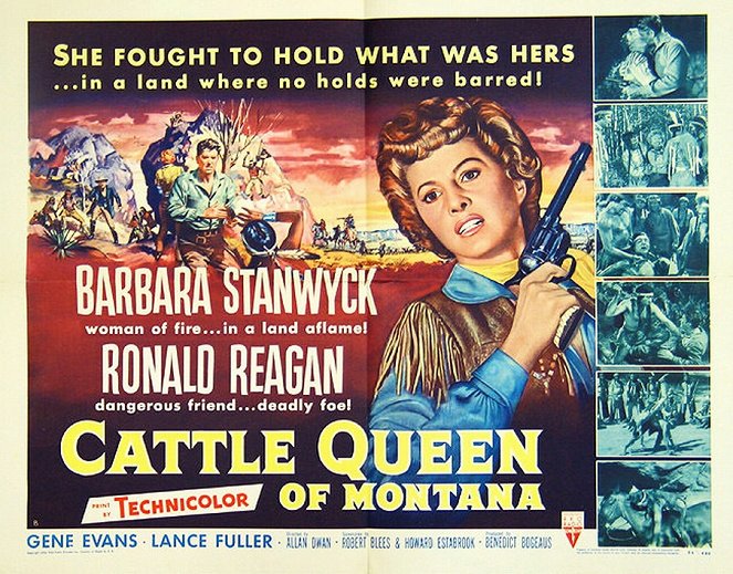 Cattle Queen of Montana - Plakáty