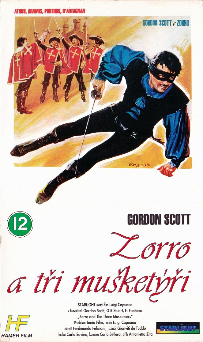 Zorro a tři mušketýři - Plakáty