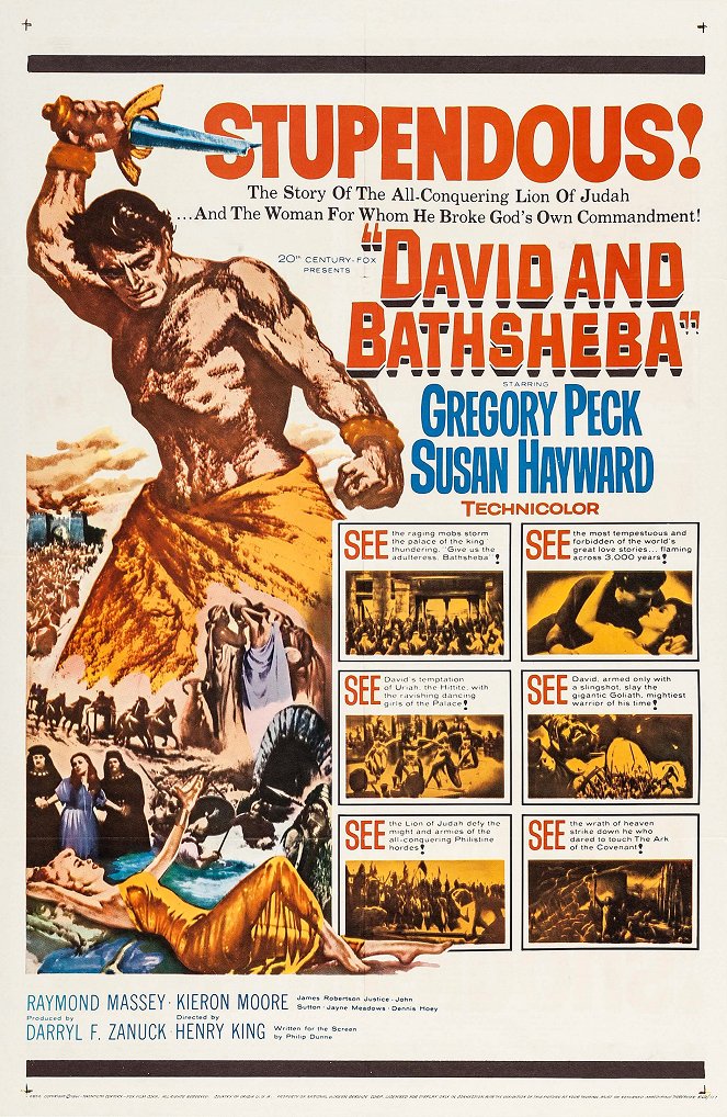 David a Batšeba - Plakáty