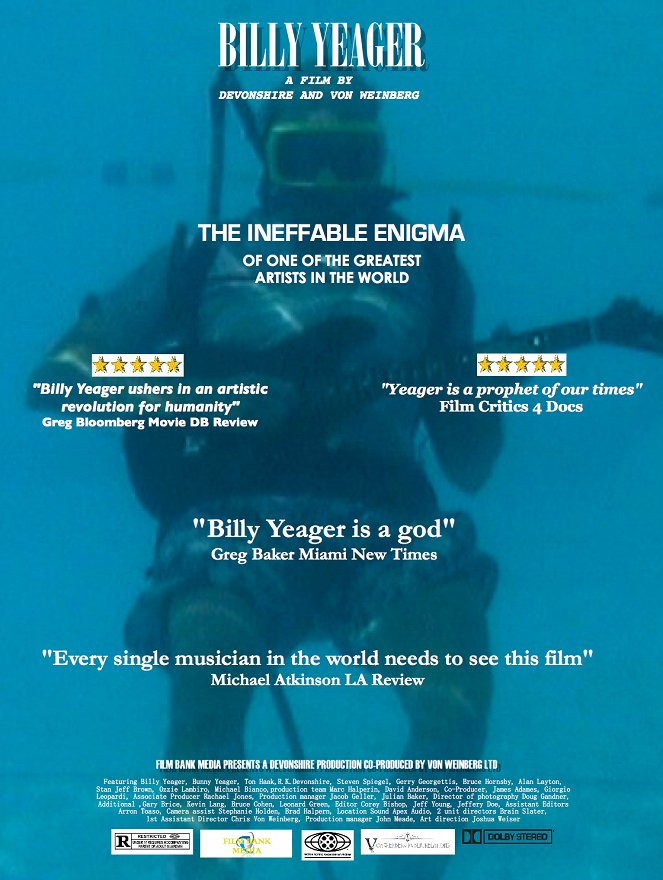 Billy Yeager the Ineffable Enigma - Plakáty