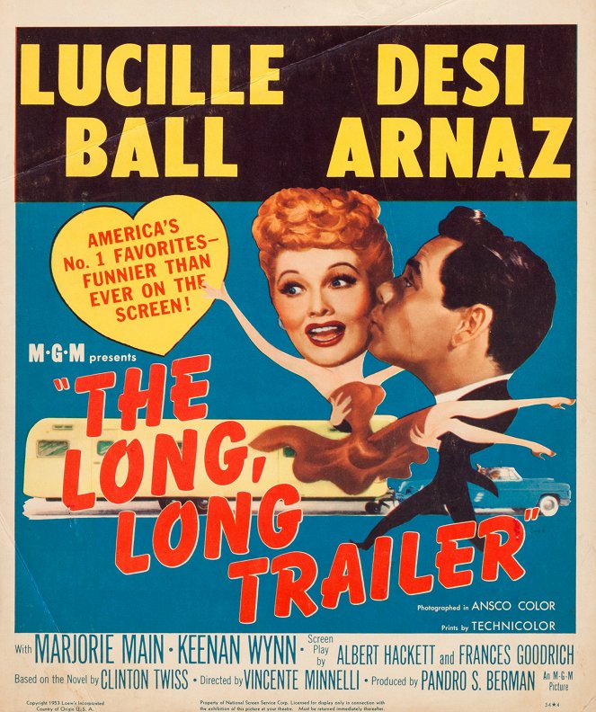 The Long, Long Trailer - Plakáty