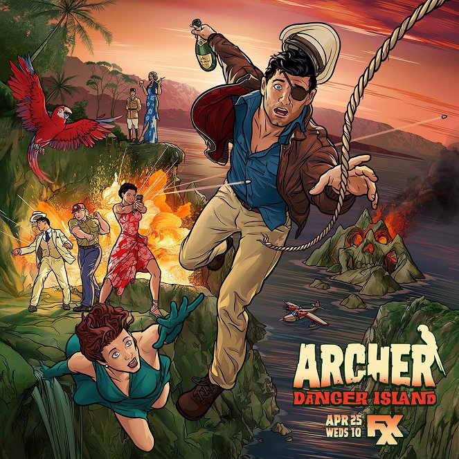 Archer - Archer - Danger Island - Plakáty