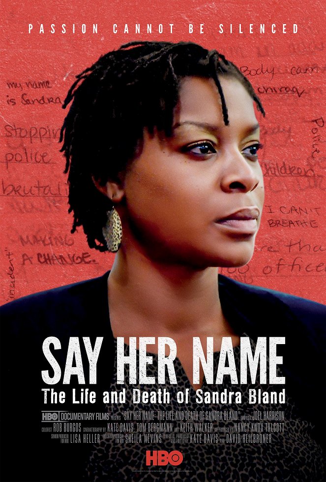 Vyslov její jméno: Život a smrt Sandry Blandové - Plakáty