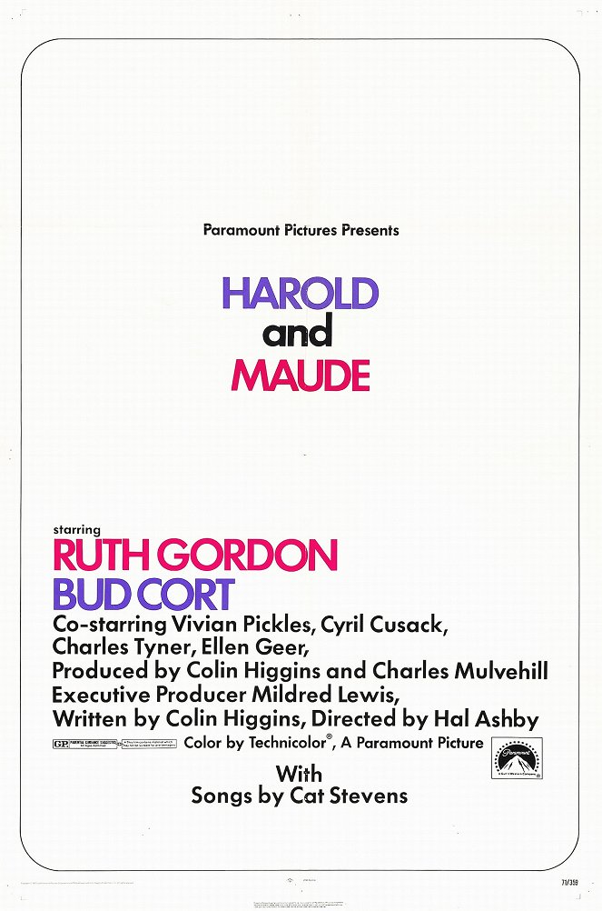 Harold a Maude - Plakáty