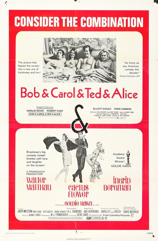 Bob a Carol a Ted a Alice - Plakáty