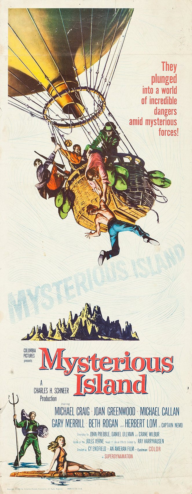 Tajuplný ostrov - Plakáty