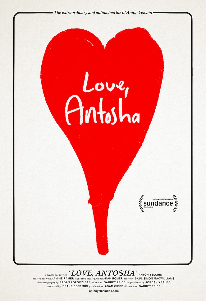 Love, Antosha - Plakáty