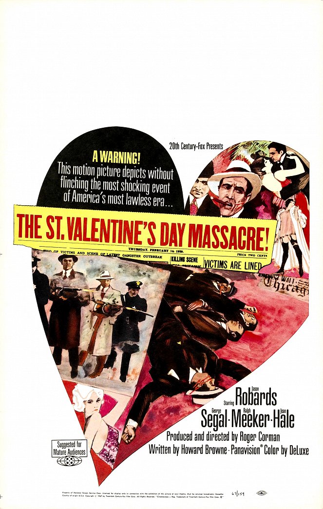 Masakr na svatého Valentýna - Plakáty