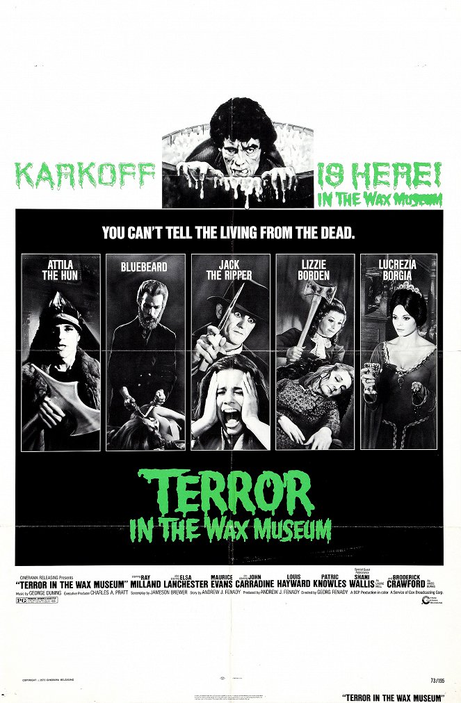 Terror in the Wax Museum - Plakáty
