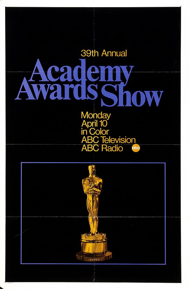 The 39th Annual Academy Awards - Plagáty