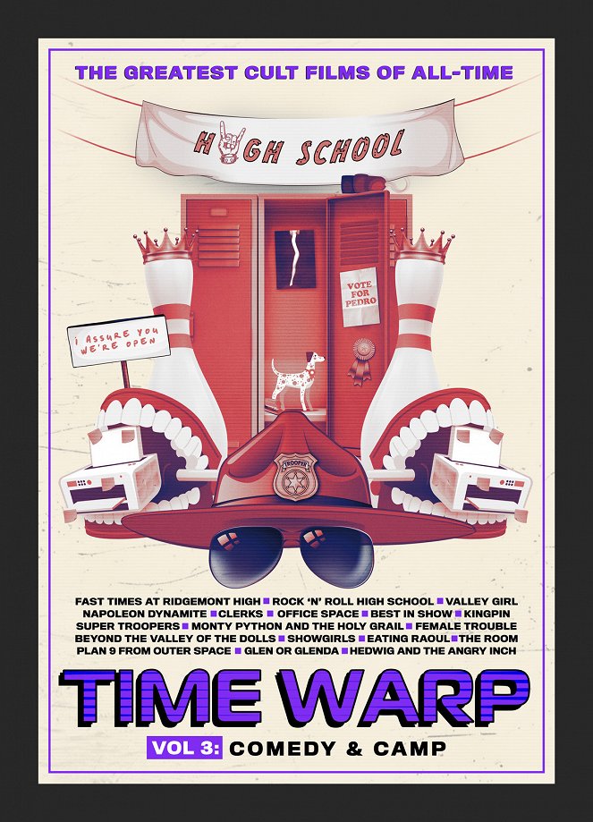 Time Warp: The Greatest Cult Films of All-Time- Vol. 3 Comedy and Camp - Plagáty