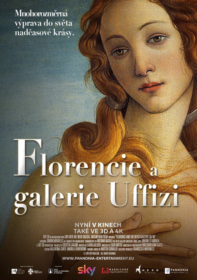 Florencie a galerie Uffizi - Plakáty